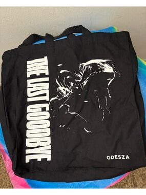 Odesza canvas tote The Last Goodbye black flawless